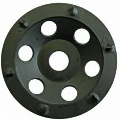 EIBENSTOCK Disque Abrasif PCD (noir, Rond), Ø 125 Mm, 6 PCD-S.